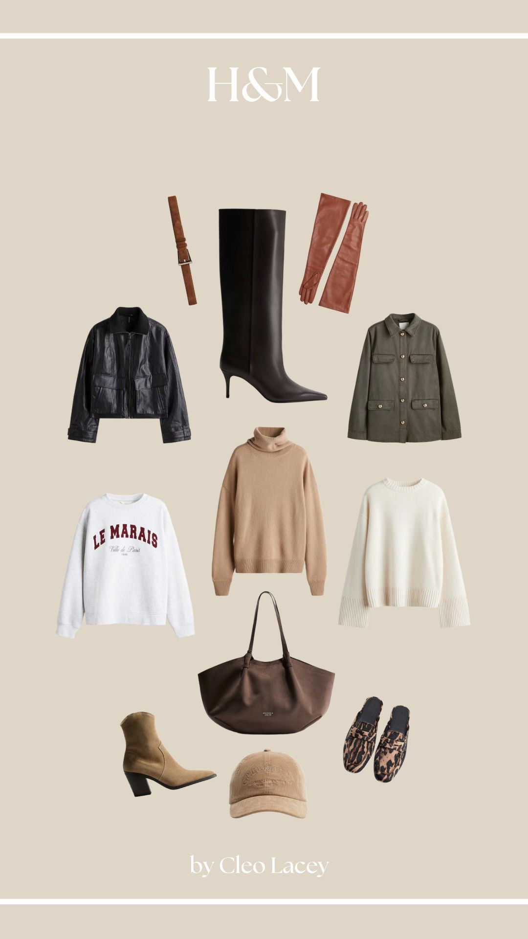 My faves from H&M and 15% off for Members only this weekend! Autumn Outfits Jumpers Boots Leopard Print Loafers  

 #LTKuk #LTKsummer #LTKeurope