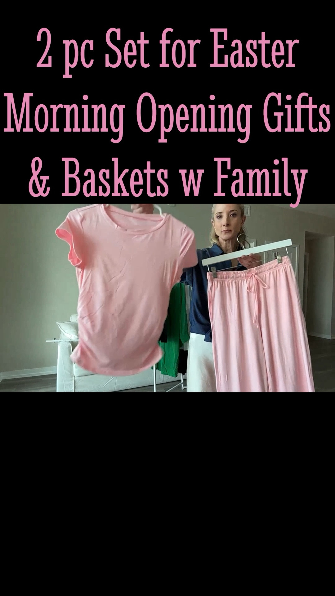 Easter morning outfit! Cozy pjs for opening gifts w the kids and family at home. Also great spring fashion and gifts. Travels well. Machine wash  

#LTKFindsUnder50 #LTKWatchNow #LTKGiftGuide