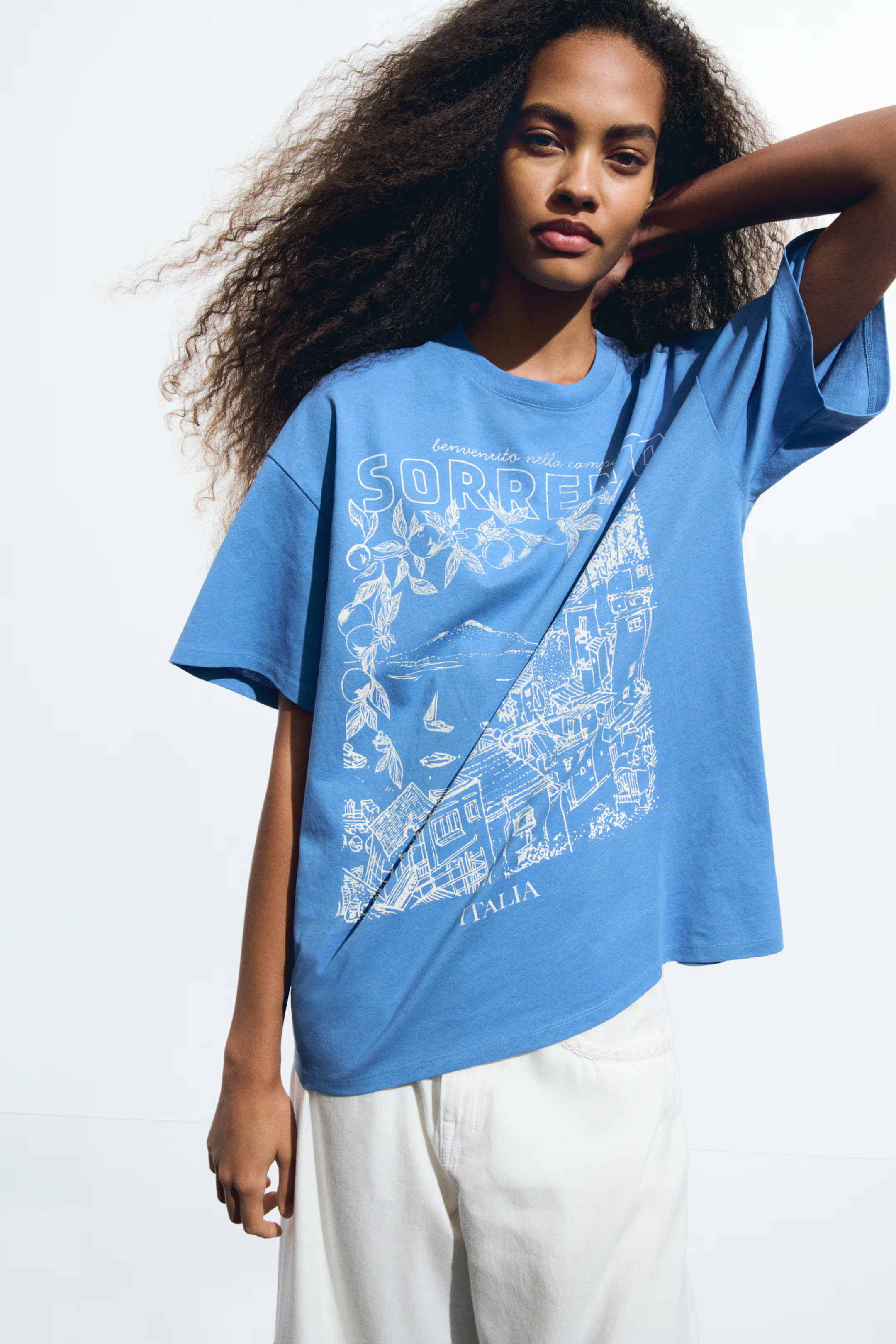 Oversized printed T-shirt | H&M (UK, MY, IN, SG, PH, TW, HK)