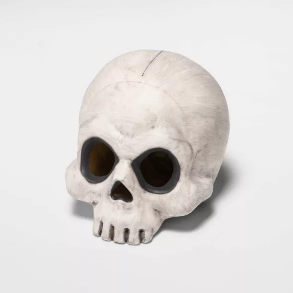 4" Small Lit Color Changing Skull Halloween Decorative Prop - Hyde & EEK! Boutique™ | Target