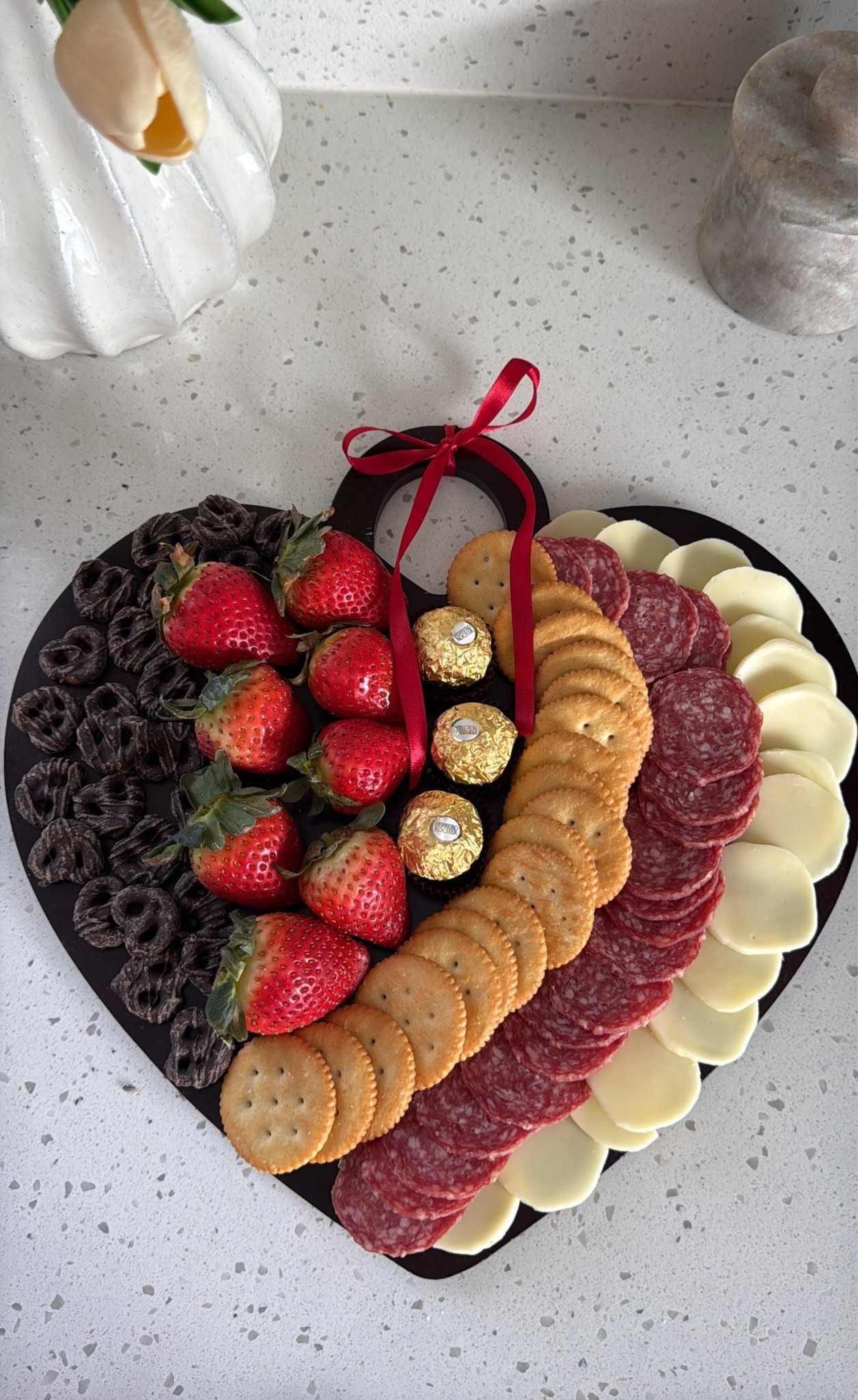 Valentine’s snack board on a budget 🍫🌹🍓 

#LTKValentine #LTKfoodie