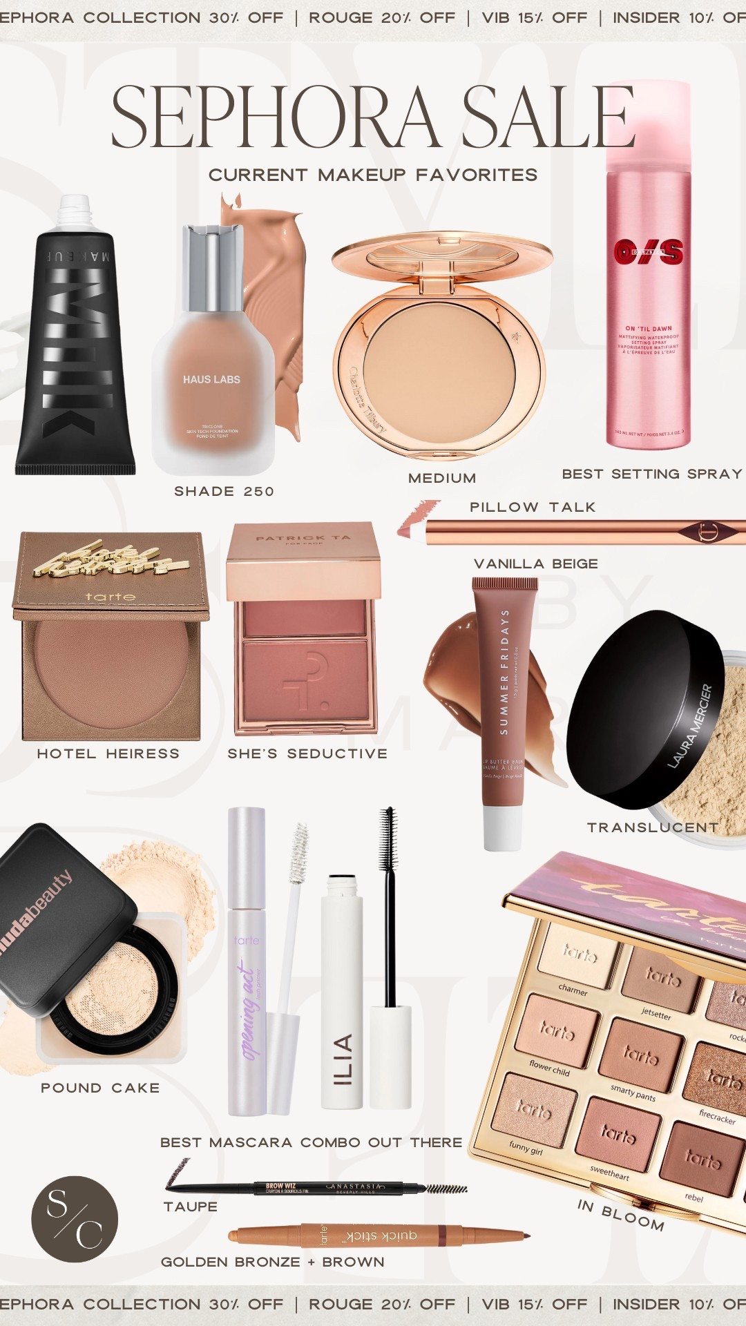 Sephora Sale! Use code SAVEMORE
Current Makeup Favorites

Sephora beauty sale, gift for her, spring makeup, summer makeup, makeup routine, best foundation, best setting spray, wedding makeup, date makeup, night out makeup, everyday makeup

#LTKSaleAlert #LTKBeauty