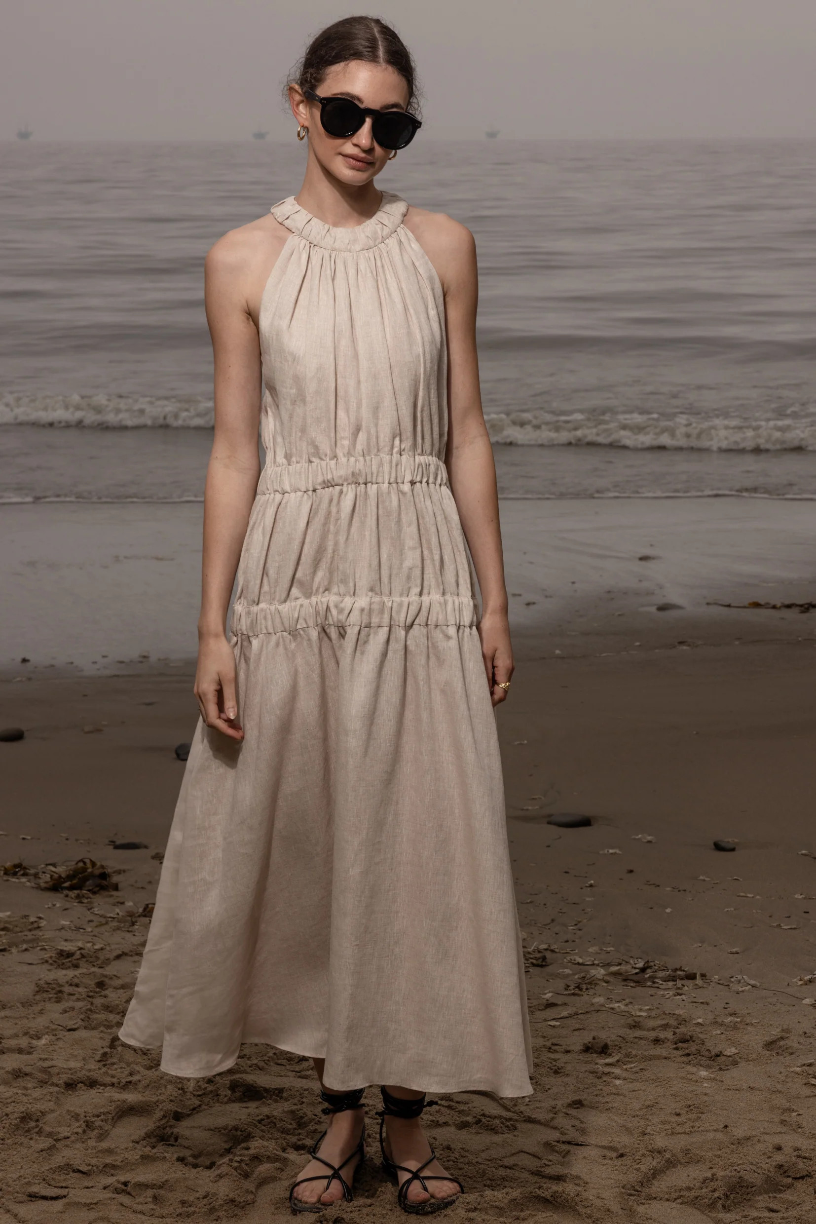 Idyll Dress - Natural Linen | Heidi Merrick