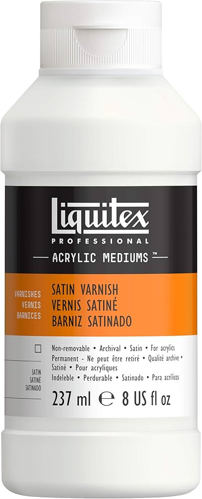 Liquitex Professional Satin Varnish, 237ml (8-oz) | Amazon (US)