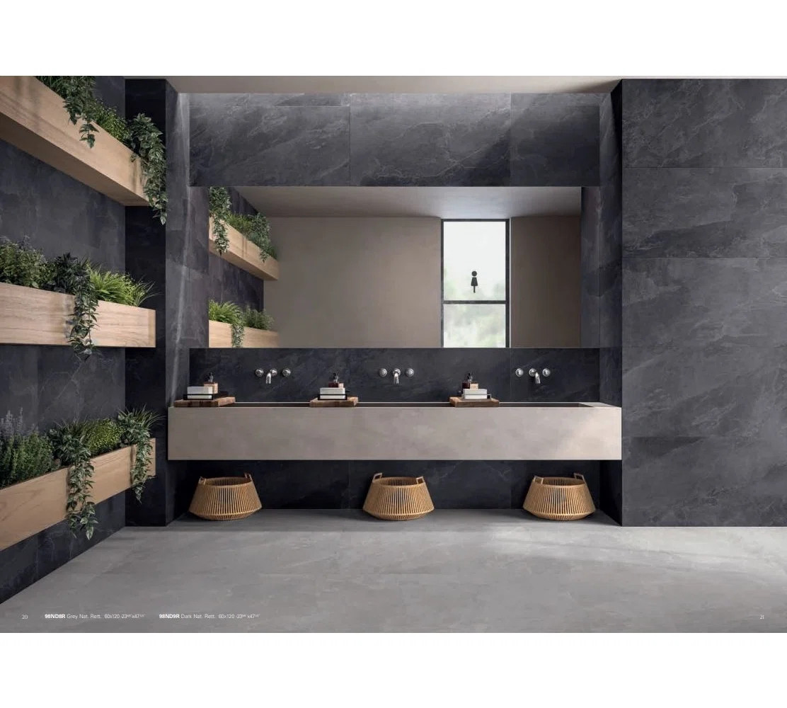Nordika Series 12" x 24" Porcelain Stone Look Wall Floor Tile | Wayfair North America