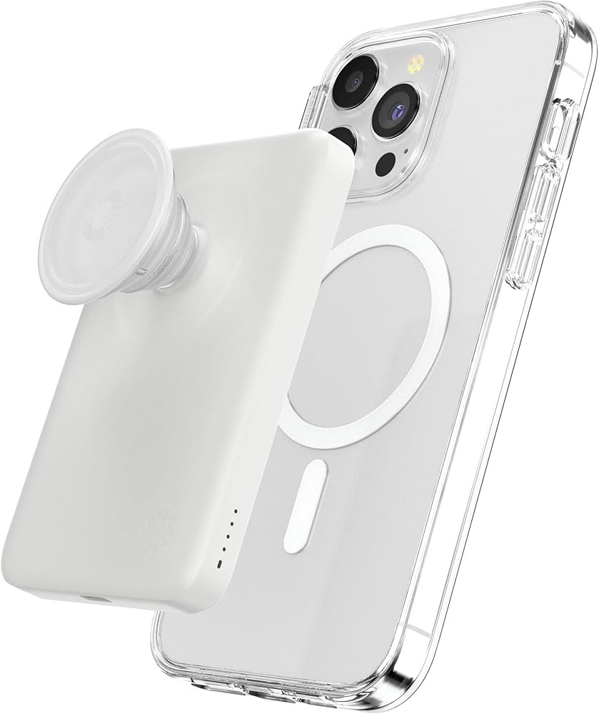 PopSockets PowerPack for MagSafe, Portable Phone Charger, Magnetic Wireless Portable Charger, 500... | Amazon (US)