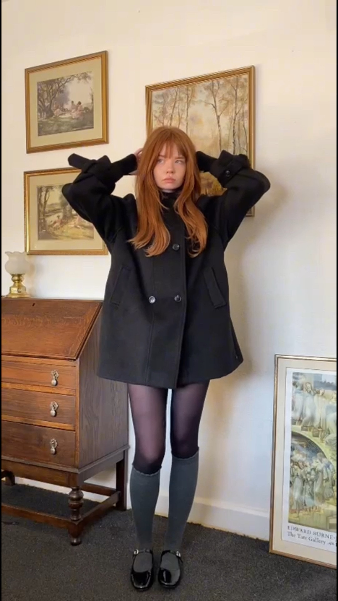 🖤

Wool coat, double breasted coat, funnel neck, high neck, Mary Jane’s, ballet flats, winter outfit, winter style, vintage coat, vintage style

#LTKootd #LTKSeasonal #LTKValentine