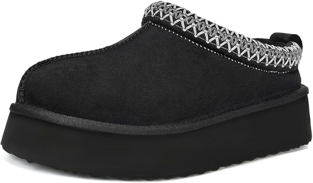 Platform Slippers for Women Snow Winter Womens Slippers Fluffy House Slippers for Indoor and Outd... | Amazon (US)