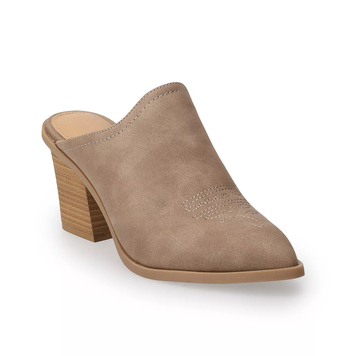 LC Lauren Conrad Safarina Women's Heeled Mules | Kohl's