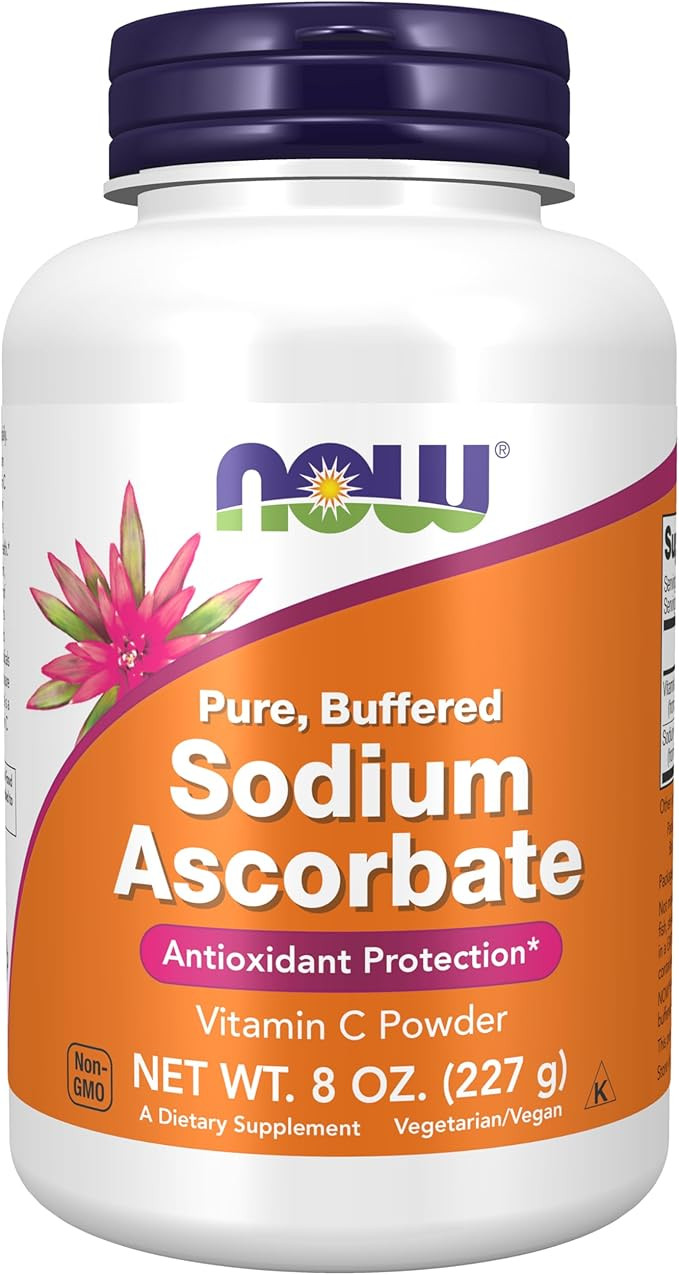 NOW Supplements, Sodium Ascorbate Powder, Buffered, Antioxidant Protection*, 8-Ounce | Amazon (US)