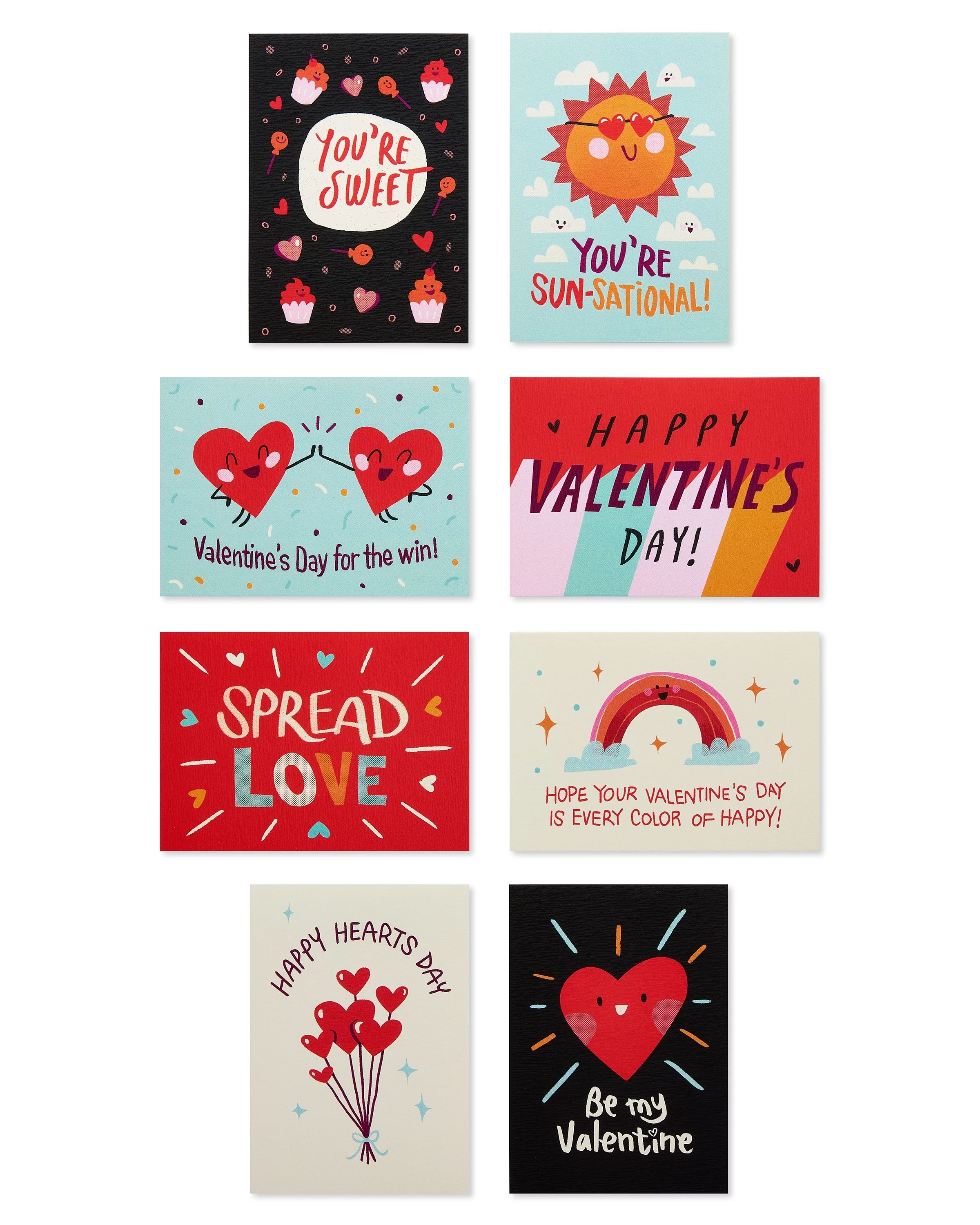American Greetings Valentine Cards for Kids Classroom, Spread Love Valentines (40-Count), 2.5" x ... | Walmart (US)