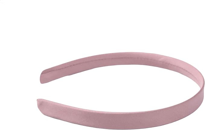 Plain Flat SATIN Fabric Thick ALICE BAND 15mm HEADBAND Hair Band Accessories (Dusty Pink) | Amazon (UK)
