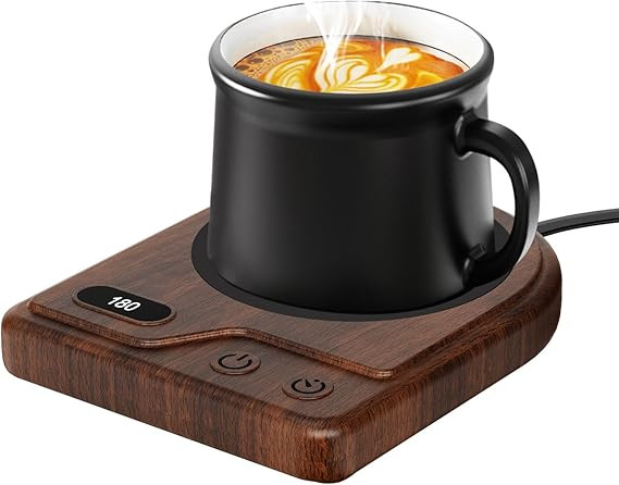 Mug Warmer, Coffee Mug Warmer with 3 Adjustable Temperature Settings, Coffee Warmer 2-12 Auto Shu... | Amazon (US)
