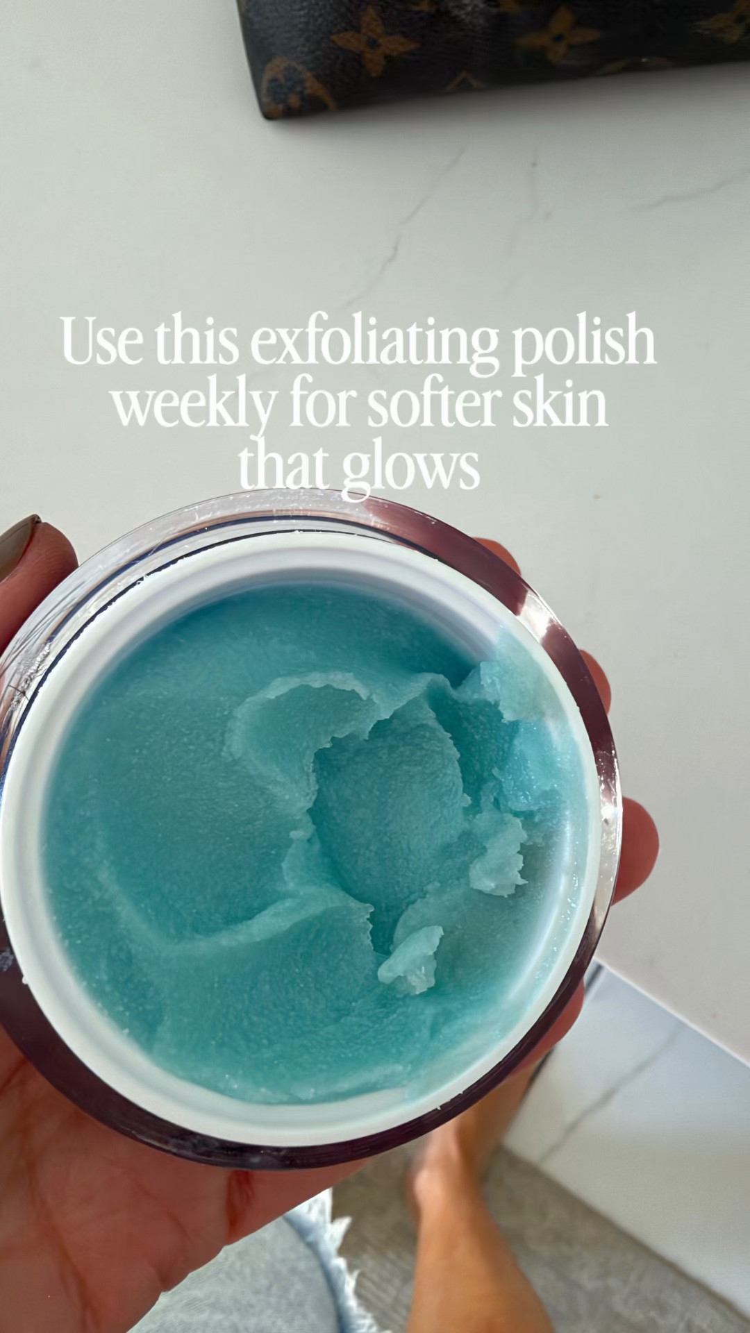 Use this once to twice weekly exfoliating polish