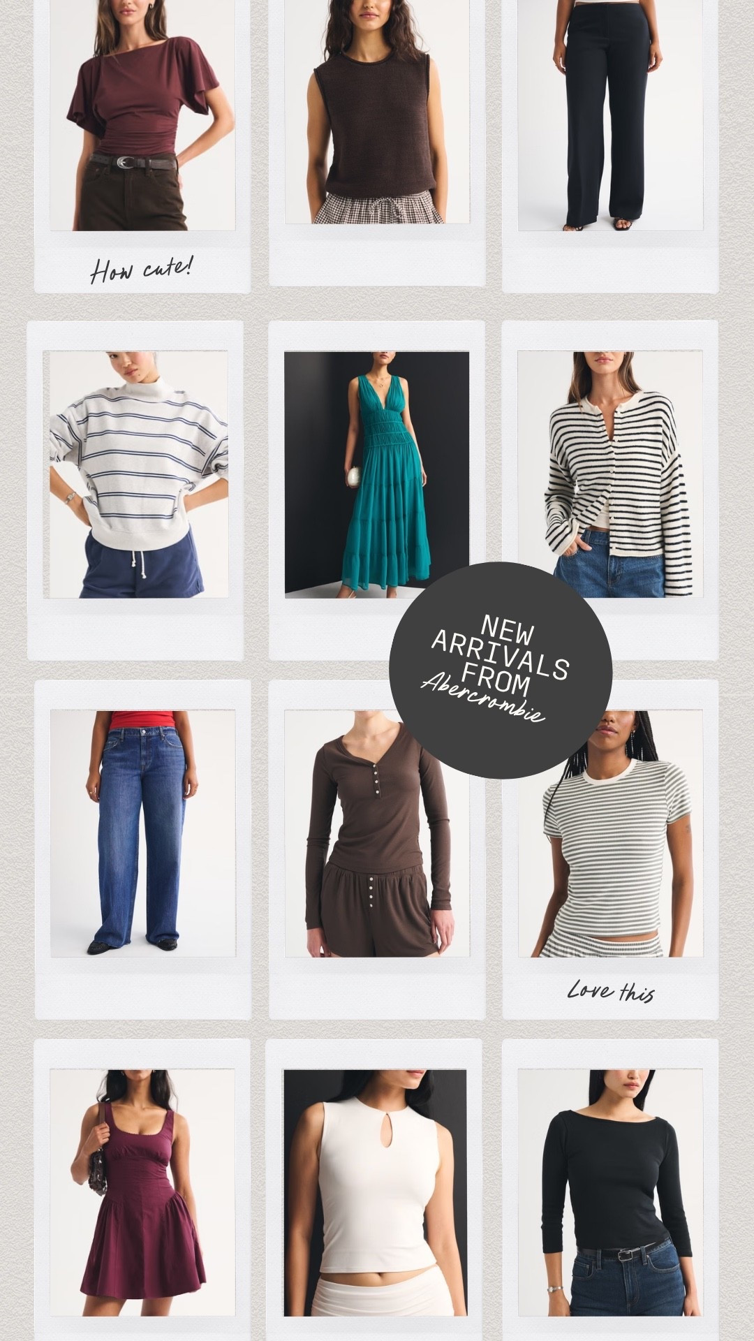 New in from Abercrombie!! 

ootd, fashion, new arrivals, stripes, jeans, comfy pants, dress, ootd, outfit inspo, in my cart, what to order, what to wear

#LTKootd #LTKSeasonal #LTKMidsize