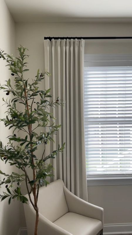 Affordable custom window treatments - get the look for designer drapes without the high price tag. 

Use code FYAS12 for extra 12% off your order! 

Details:
Lille Linen Curtain
Ivory White
Double French pleat
black out liner 180

Neutral decor // affordable blackout curtains // custom curtains // decor inspo

#LTKhome #LTKVideo