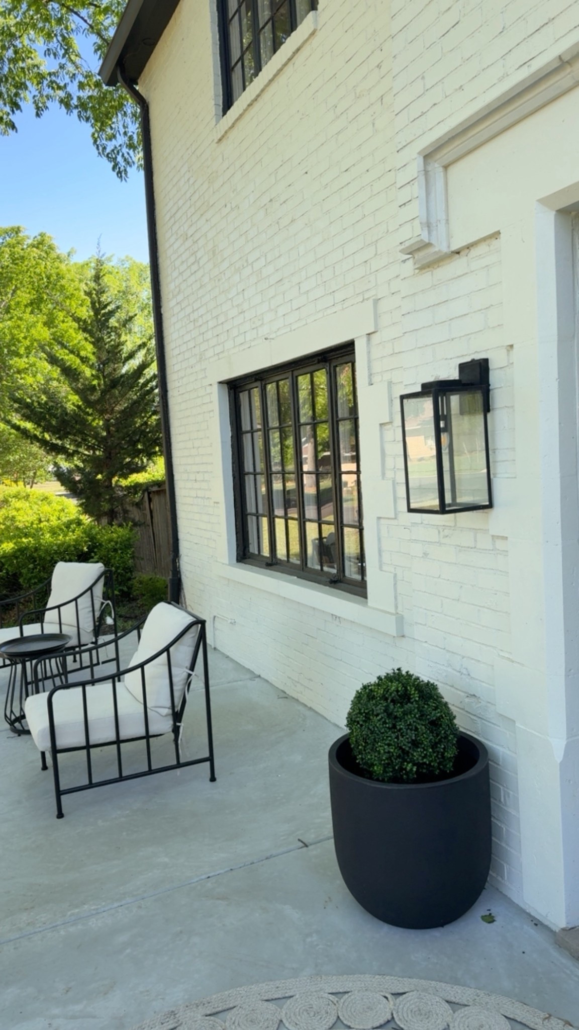 Planters and faux boxwood
Front porch plants 

#LTKHome