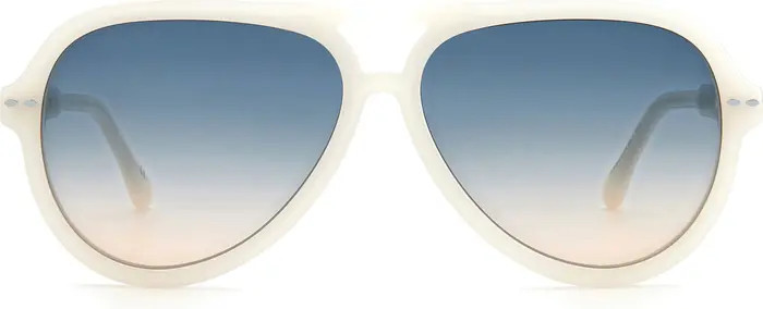 Isabel Marant 59mm Gradient Aviator Sunglasses | Nordstrom | Nordstrom