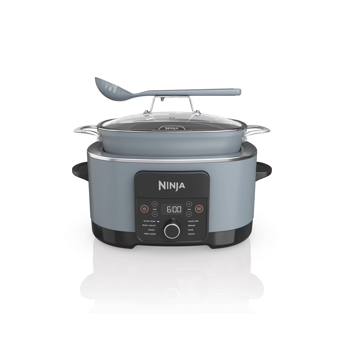 Ninja 8.5qt Foodi PossibleCooker Pro Slow Cooker with Sous Vide Sea Salt Gray MC1001 | Target