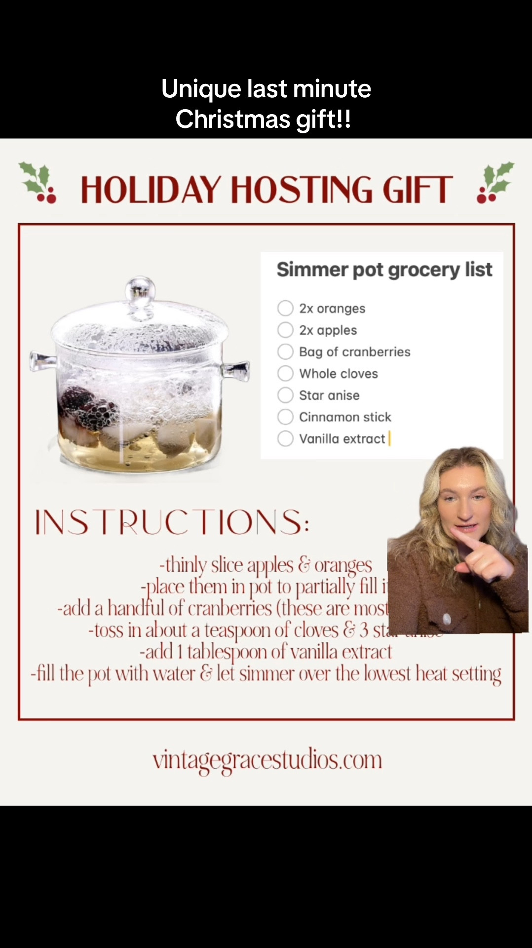 A winter simmer pot would make an amazing unique last minute Christmas gift or hosting gift for a holiday party!! 

#LTKFindsUnder50 #LTKHoliday #LTKHome