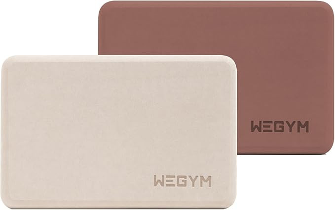 Yoga blocks with Anti-Slip, Comfortable Grip, Sturdy Sides for Secure Workouts at Home, for Yoga,... | Amazon (US)