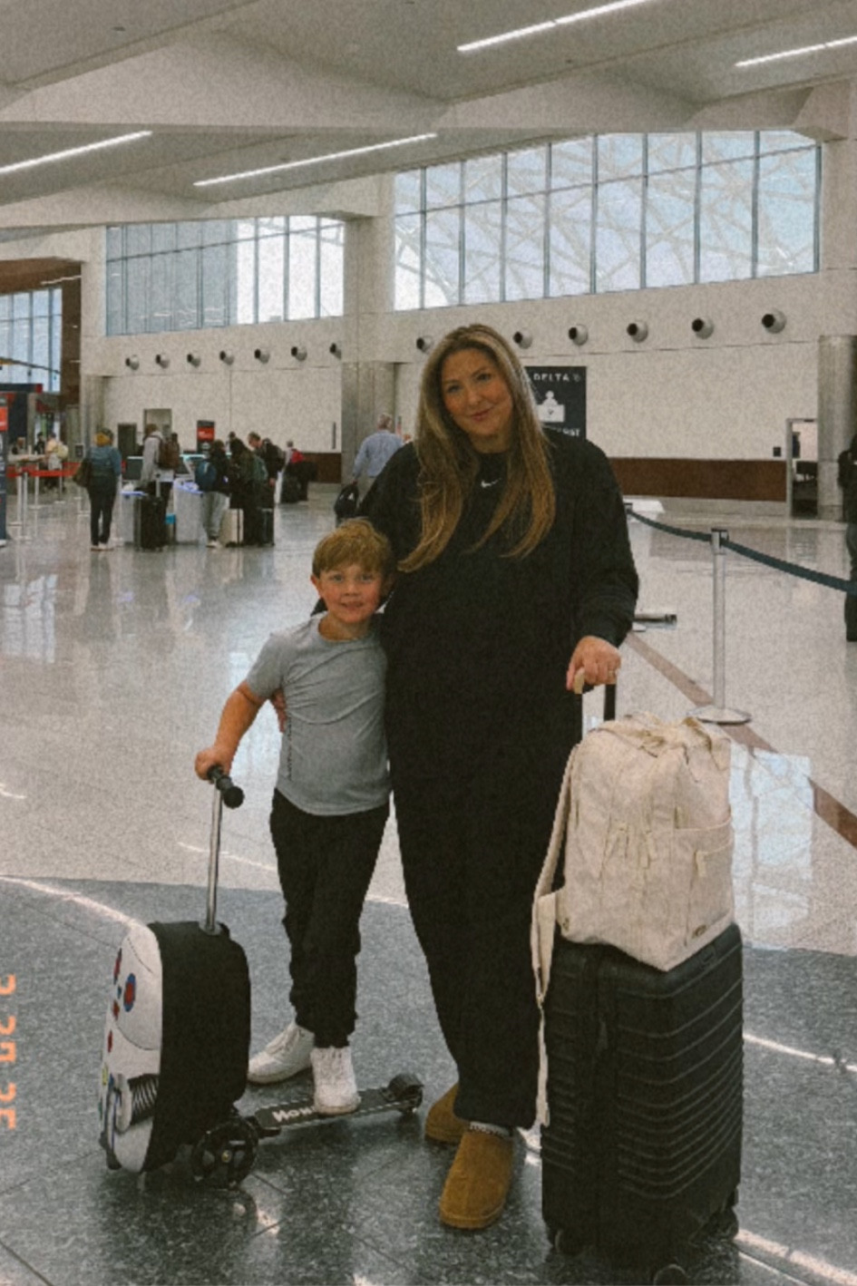 Airport fit for mommy and me 

#LTKTravel #LTKMidsize #LTKSaleAlert