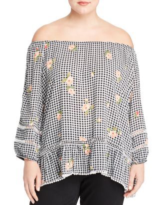 Single Thread Plus
            
    
                
                    Floral Gingham Off-the-... | Bloomingdale's (US)