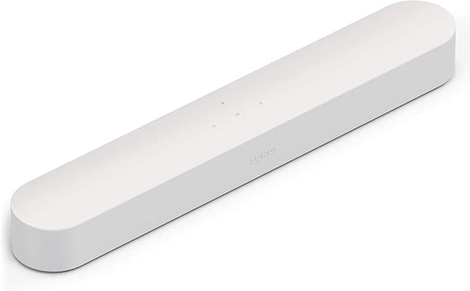 Sonos Beam - Smart TV Sound Bar with Amazon Alexa Built-in - White | Amazon (US)