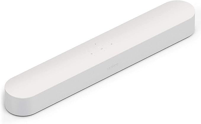 Sonos Beam - Smart TV Sound Bar with Amazon Alexa Built-in - White | Amazon (US)