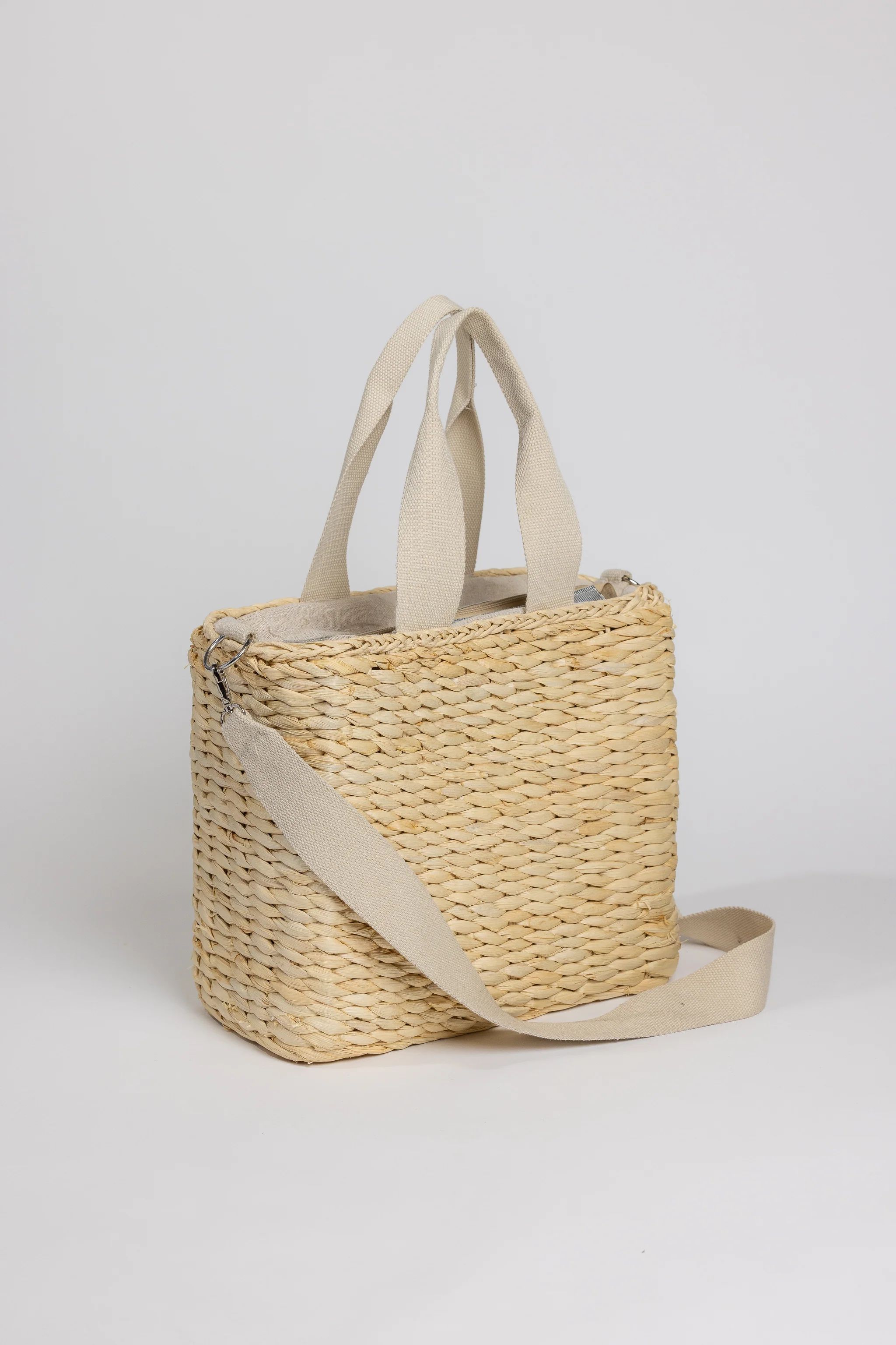 Straw Cooler Tote | Hat Attack