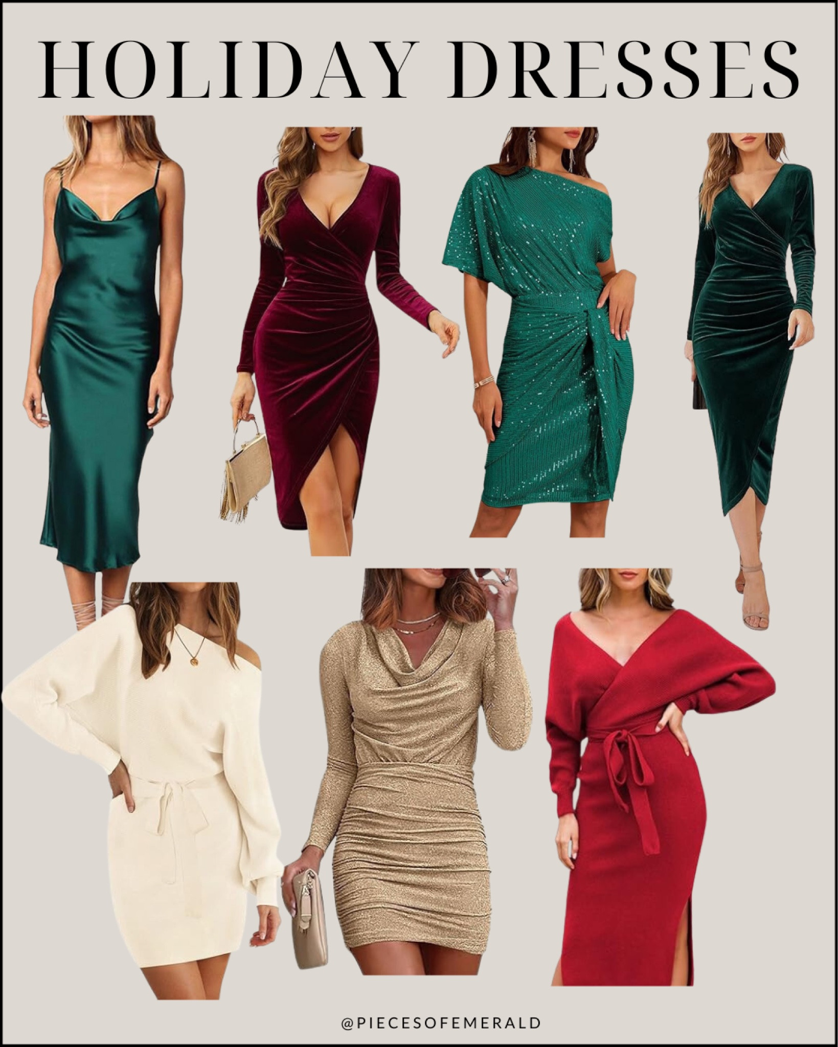 amazon dresses for christmas party These Pretty Amazon Christmas Dresses Are All Under $60