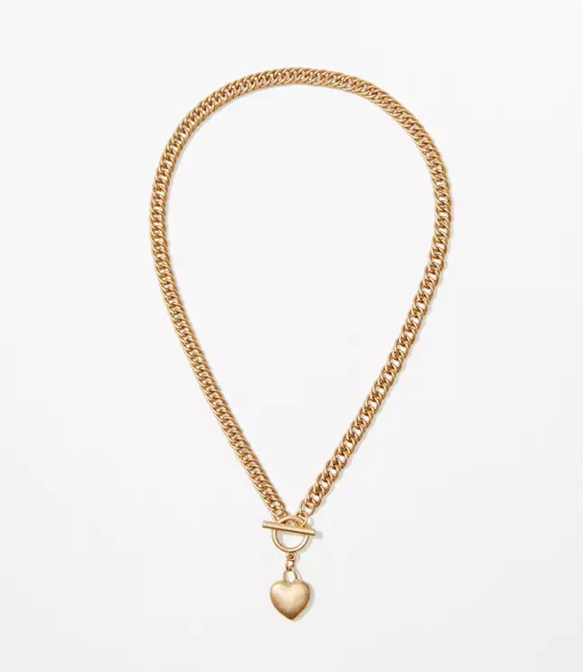 Heart Y Necklace | LOFT