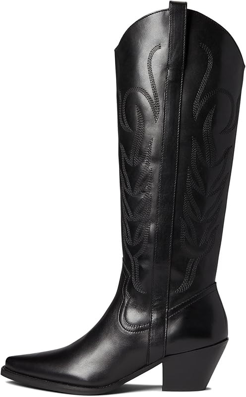 Coconuts by Matisse Womens Agency Pointed Toe Casual Boots Knee High Mid Heel 2-3" - White | Amazon (US)