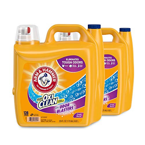 Arm & Hammer Plus Oxiclean Odor Blasters Fresh Burst, Liquid Laundry Detergent, 224 Fl Oz - Pack of 2 | Amazon (US)