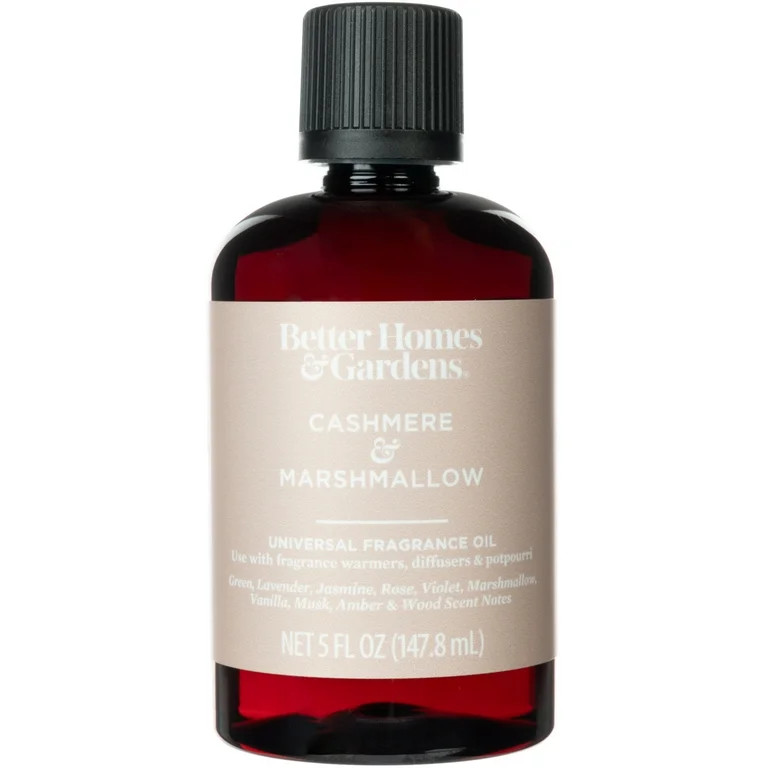 Better Homes & Gardens Universal Fragrance Oil, Cashmere & Marshmallow, 5 fl oz | Walmart (US)