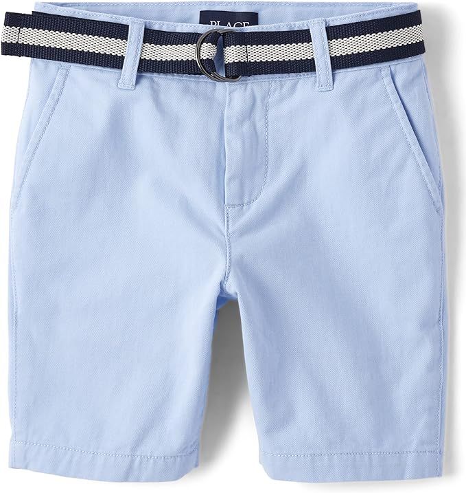 The Children's Place Boys' Belted Chino Shorts | Amazon (US)