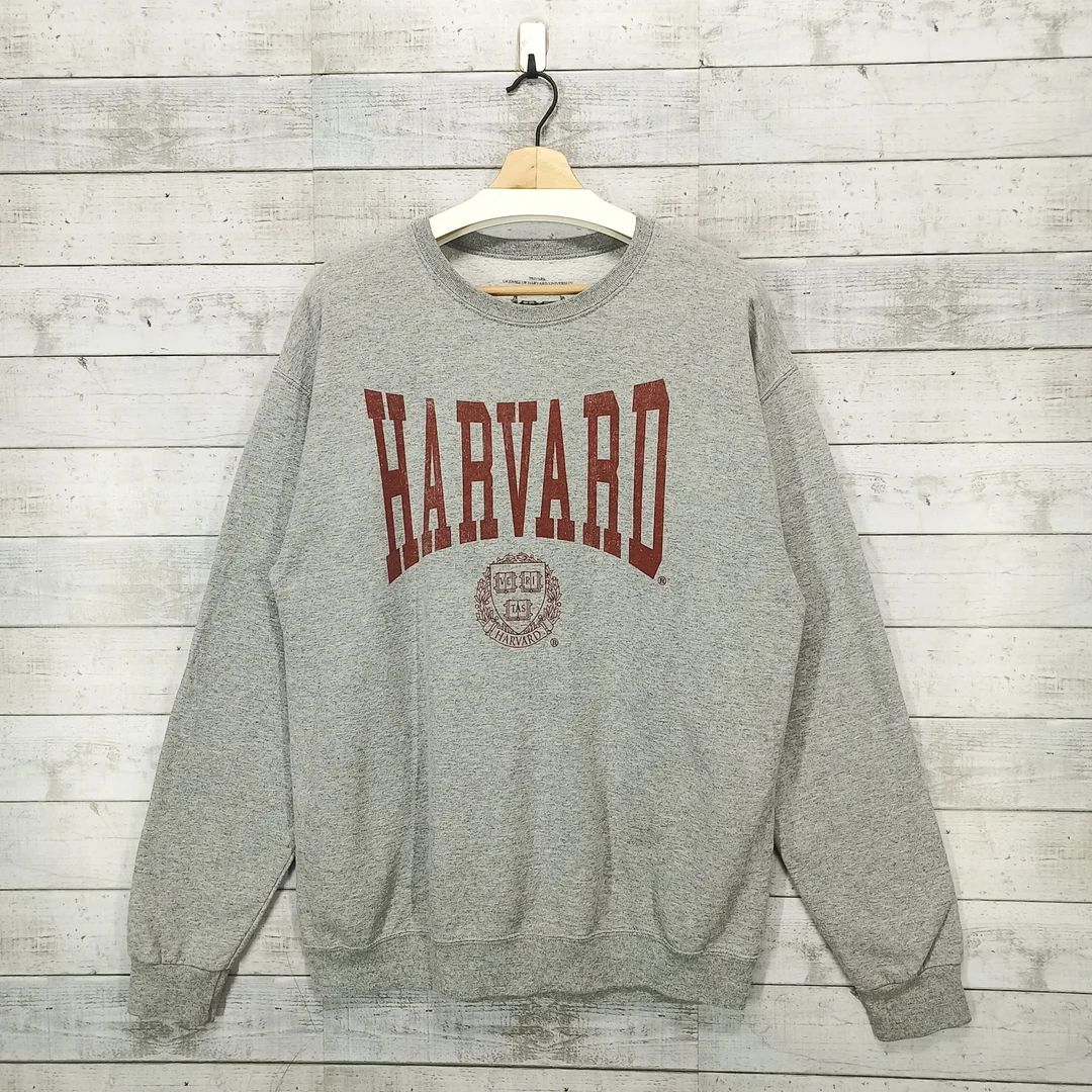 Harvard University Sweatshirt Vintage Campus Crewneck - Etsy Canada | Etsy (CAD)