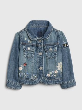 Baby Embroidered Denim Jacket | Gap (US)