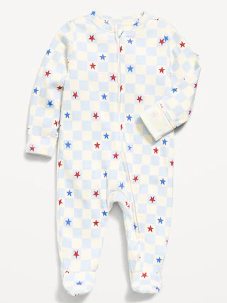 2-Way-Zip Sleep & Play Footed One-Piece for Baby | Old Navy (US)