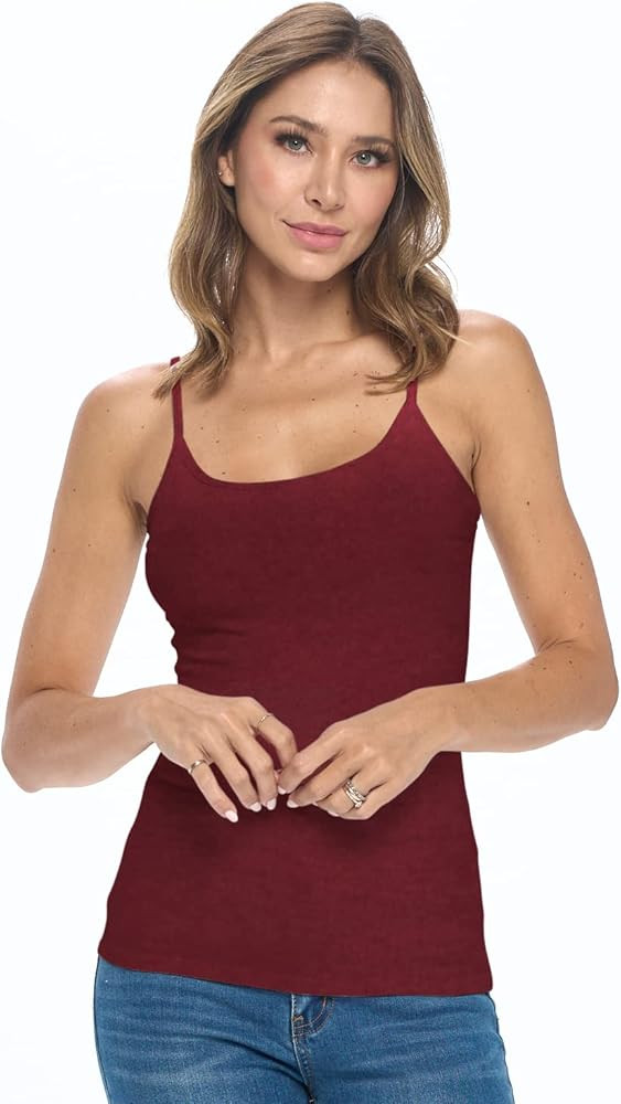Natural Uniforms Women's Camisole Tank Top-Breathable Cotton Stretch | Amazon (US)