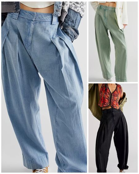 Classically cool, these need-now trousers are featured in a low-slung, slouchy silhouette with exaggerated pleating at the top and full-length inseam for a contemporary touch.

#LTKstyletip #LTKfit #LTKsalealert