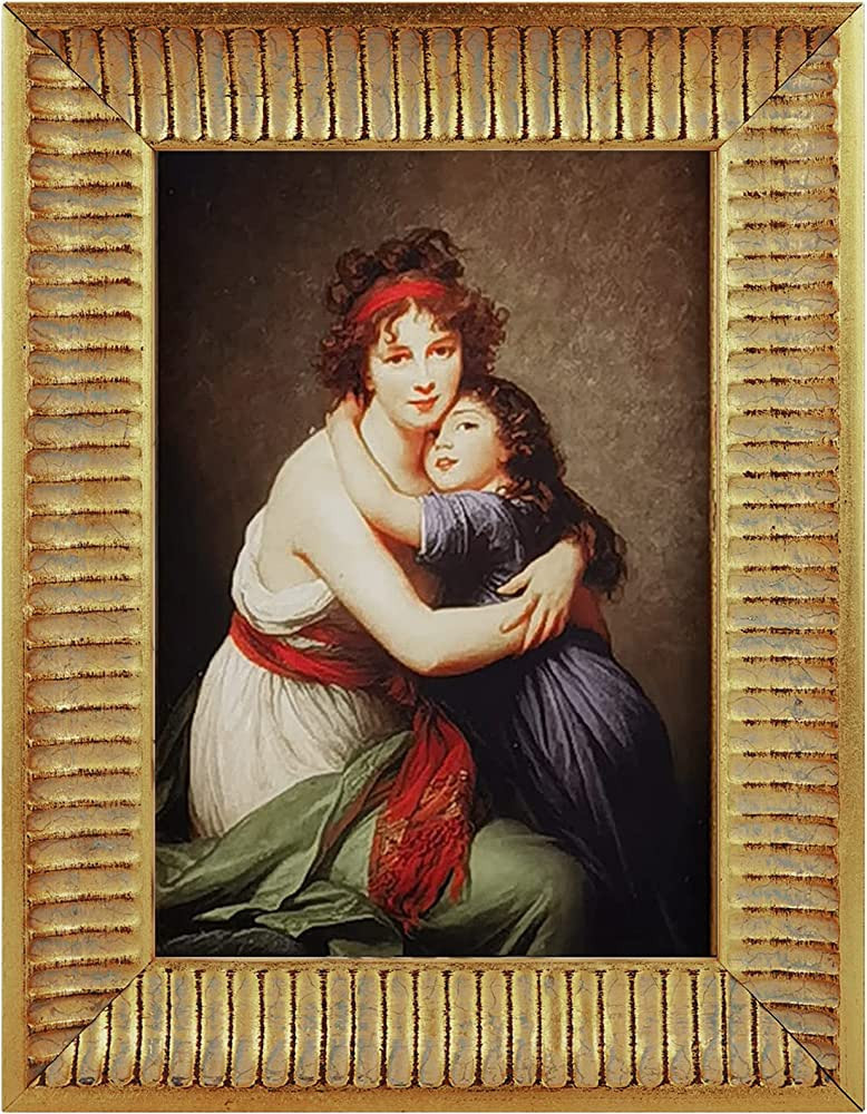 5x7 Inch Picture Frames Vintage Baroque Style Gold Photo Frame with HD Glass Front Antiqued Wall ... | Amazon (US)