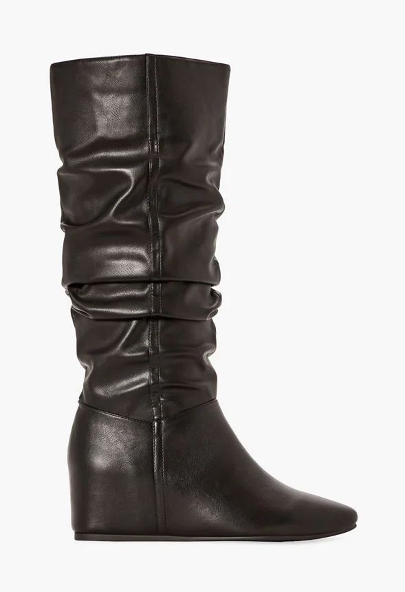 Dana Hidden Wedge Scrunch Boot | JustFab