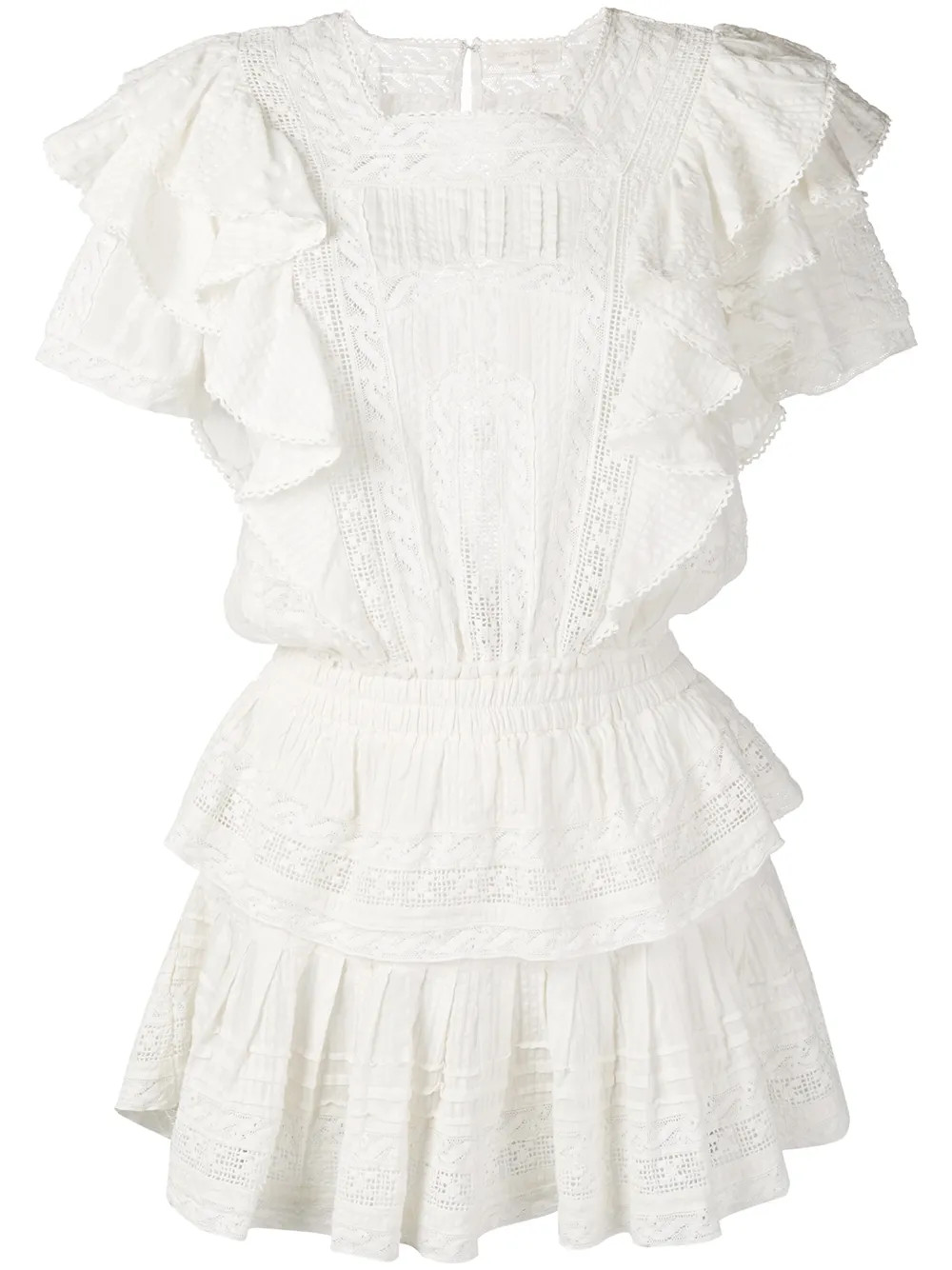 Love Shack Fancy Stella dress - White | FarFetch Global