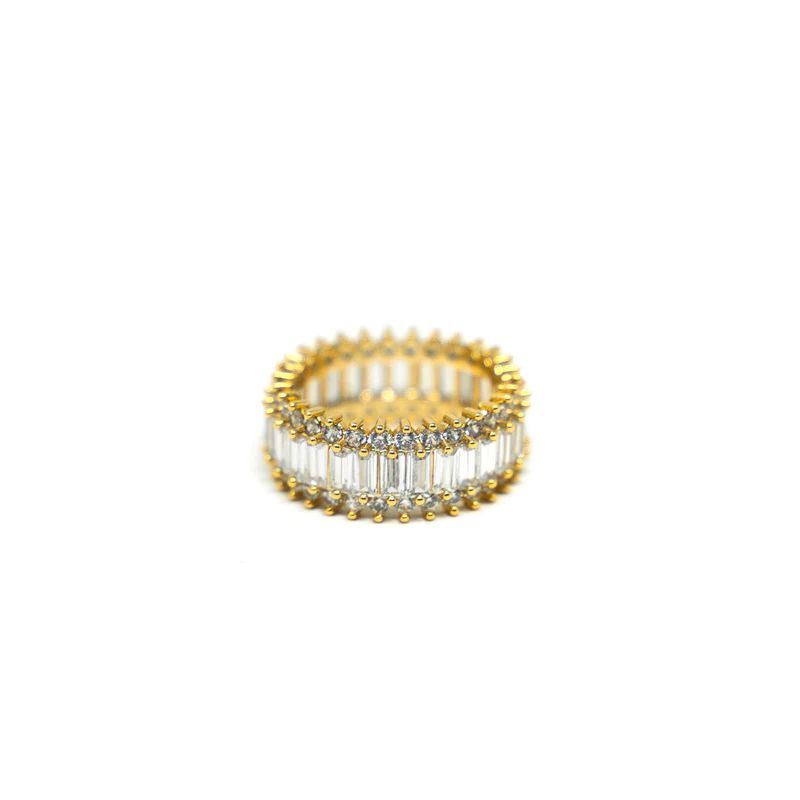 Baguette Eternity Band | The Sis Kiss