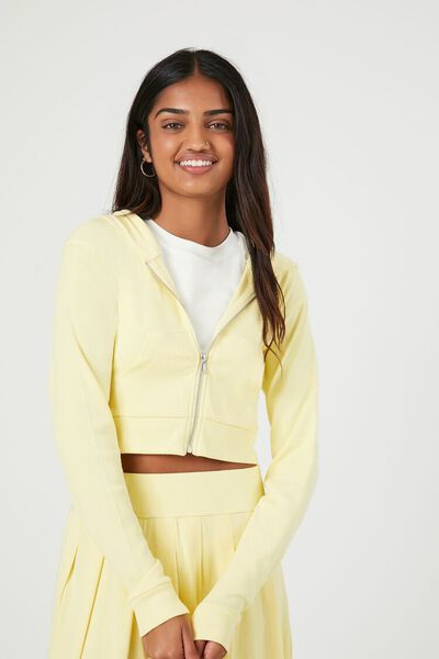 Cropped Zip-Up Hoodie | Forever 21 (US)