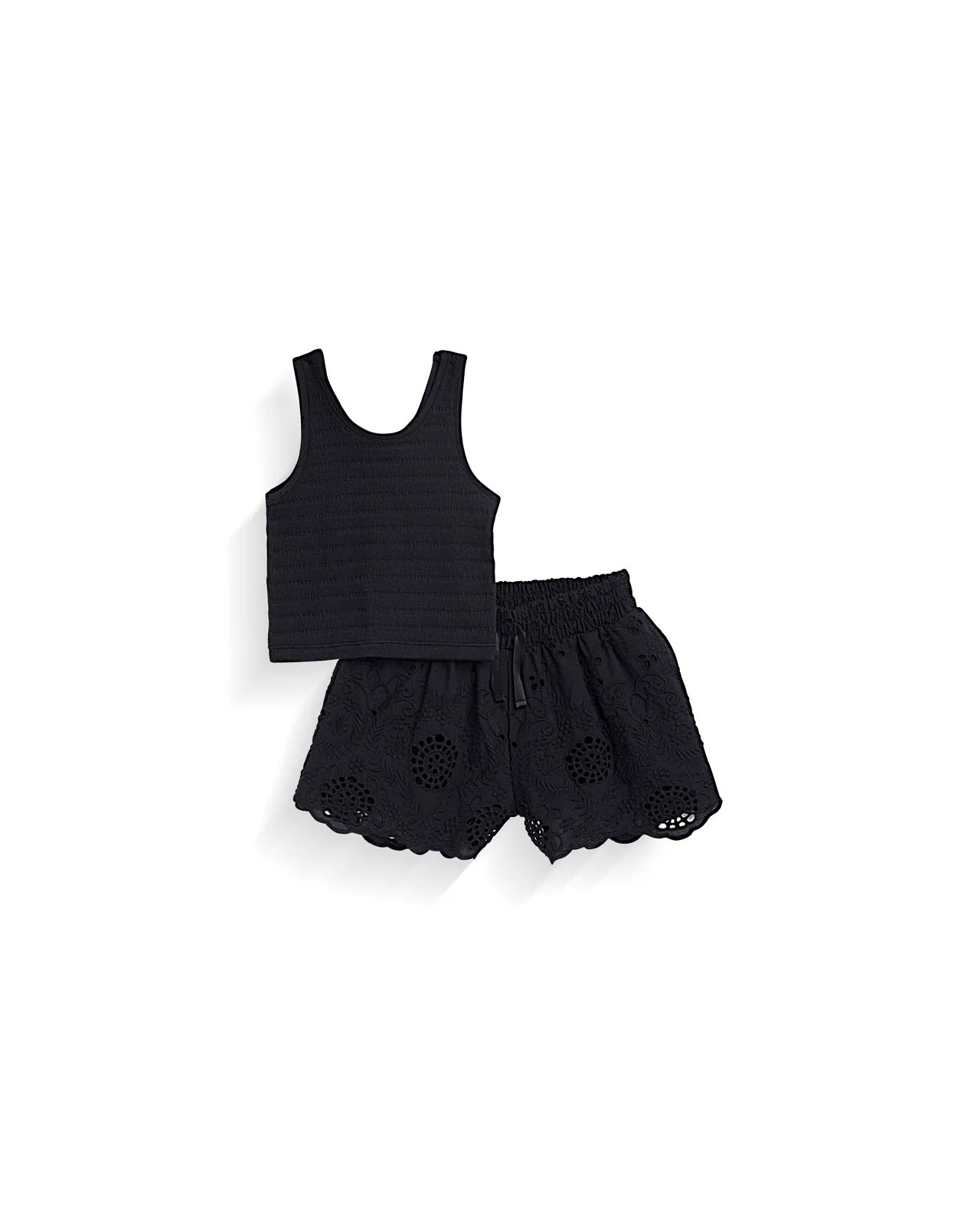 Splendid x @Cellajaneblog Toddler Girl Eyelet Short Set | Splendid