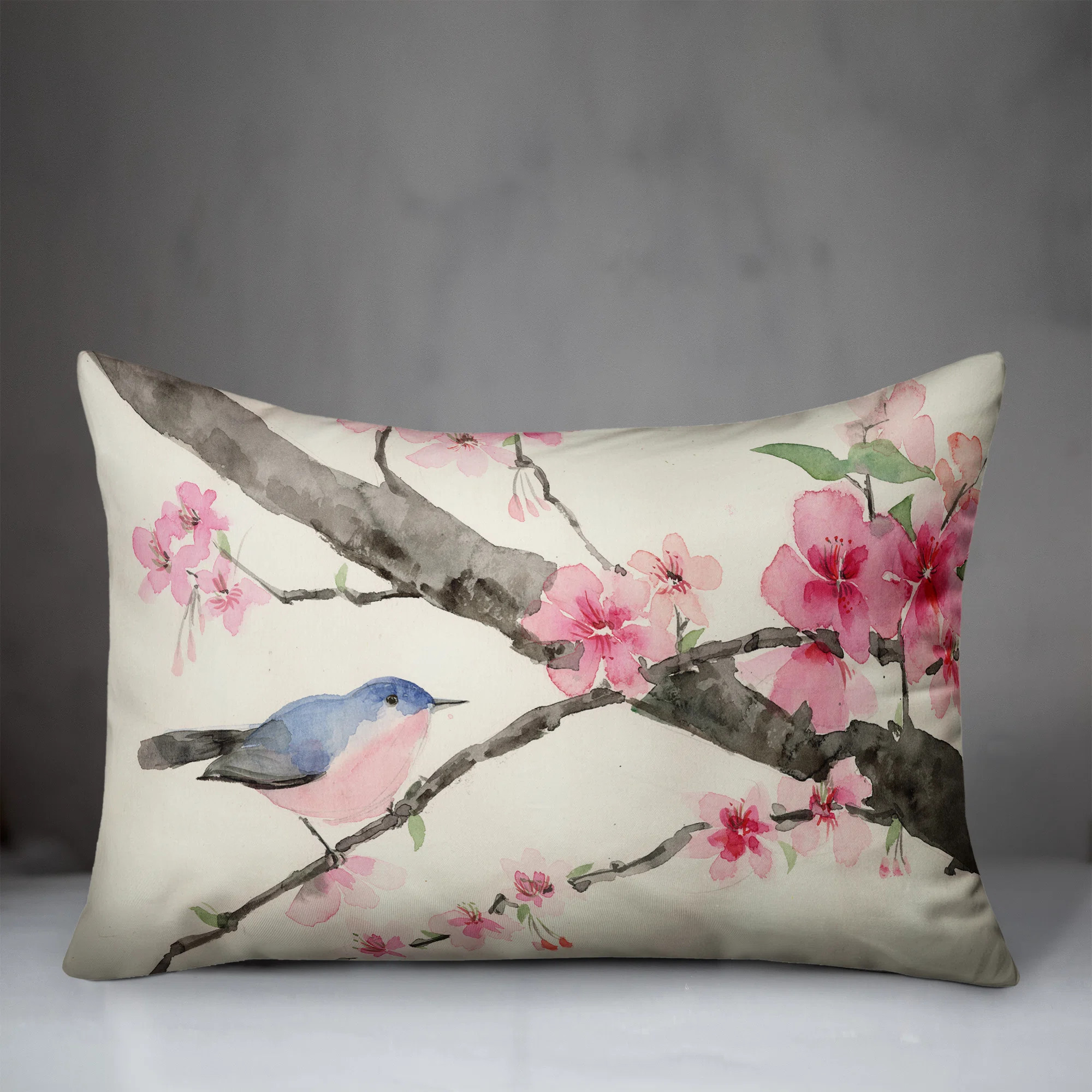 Kitson Cherry Blossom Branch Rectangular Pillow Cover & Insert | Wayfair North America