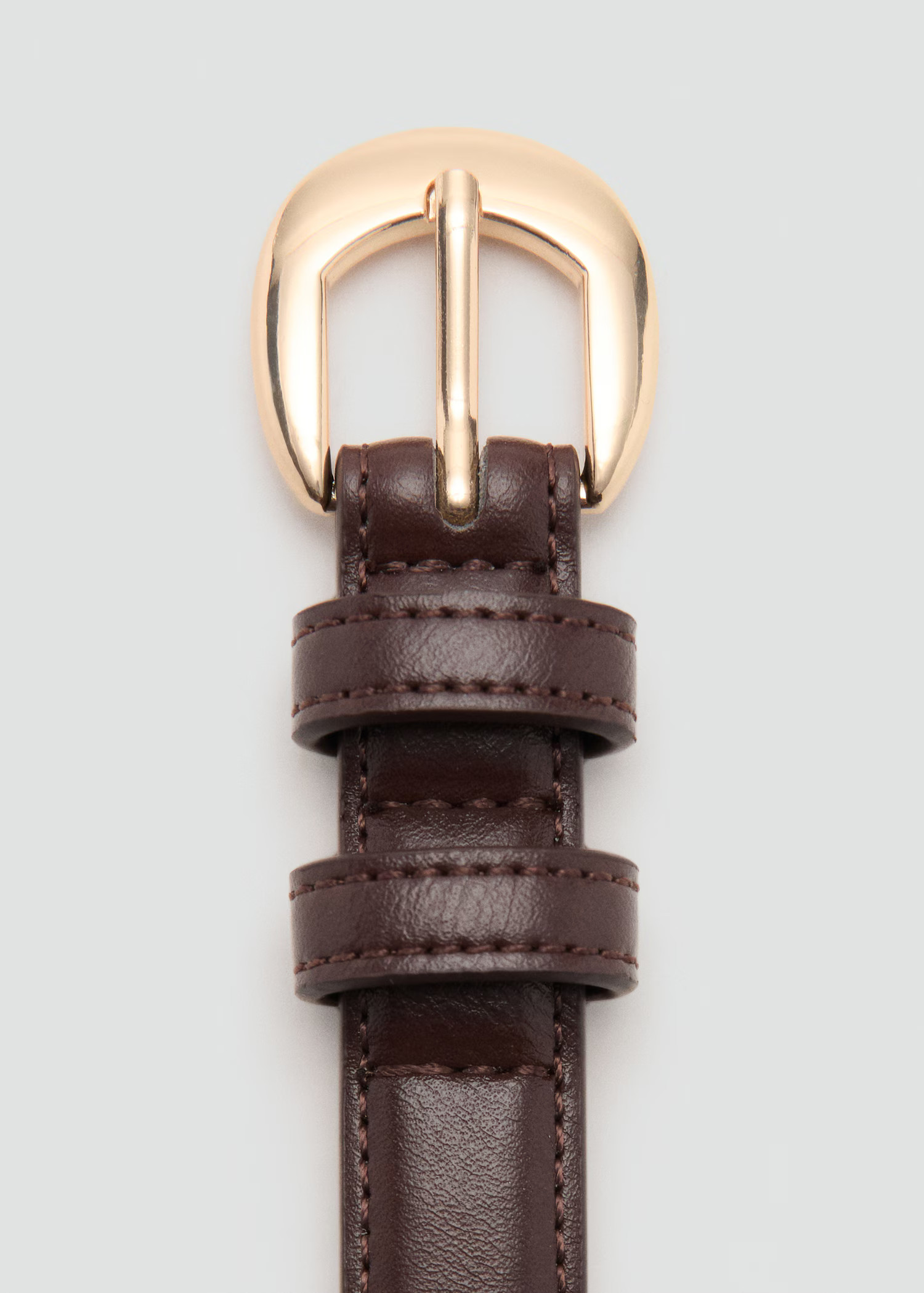 Buckle skinny belt | Mango (US/MX/AU)