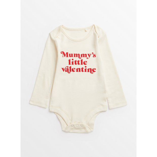 Buy Mummy's Little Valentine Bodysuit Up to 3 mths | Bodysuits | Tu | Tu Clothing